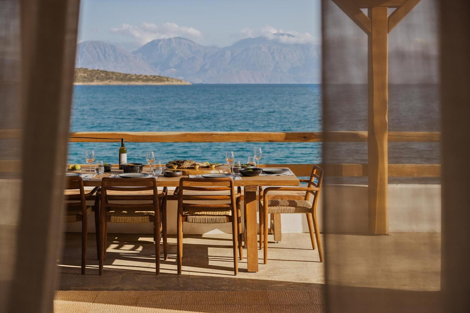 Minos Beach Art Hotel Agios Nikolaos Exterior foto