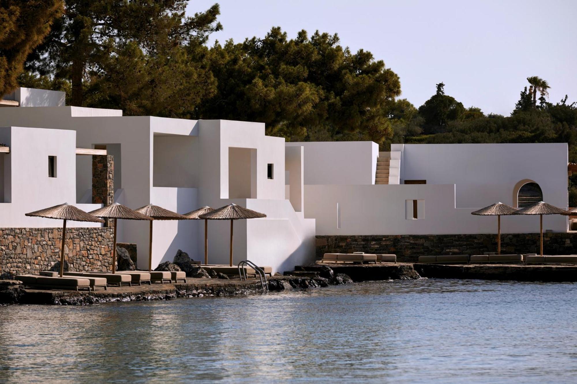 Minos Beach Art Hotel Agios Nikolaos Exterior foto